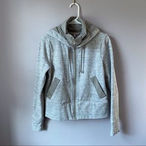 Athleta Grey Zip Up Hoodie